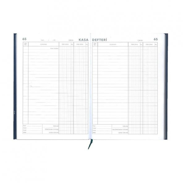 Kasa Defteri Lacivert 20x28 320 Yaprak 1 Adet Artlantis Hesap Defteri 20*28 320 Yaprak 1 Adet - 2