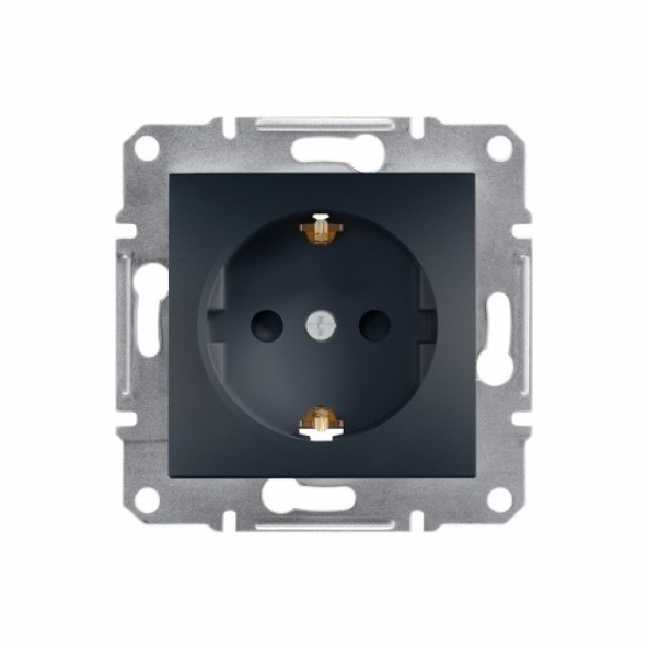 Schneider Asfora Topraklı Priz Antrasit EPH2900171 (ÇERÇEVESİZ) ürün görseli