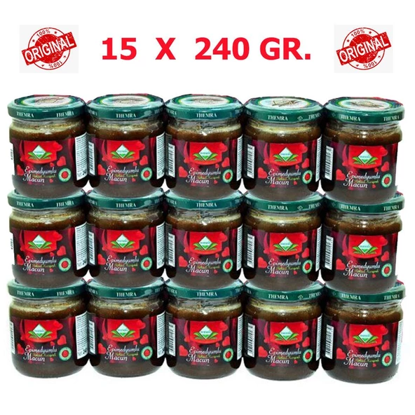 Themra Ballı Bitkisel Karışımlı Macunu 240Gr X 15 Adet Kutu - 6