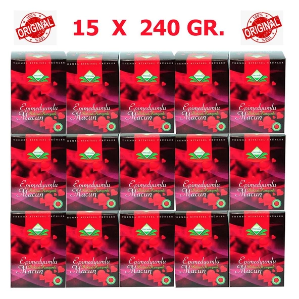Themra Ballı Bitkisel Karışımlı Macunu 240Gr X 15 Adet Kutu - 7