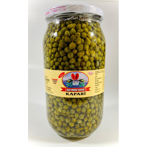 KAPARİ TOMURCUĞU NONPORİ (İNCE KAPARİ) 1.285 GR AŞÇI MURAT KAPARİ