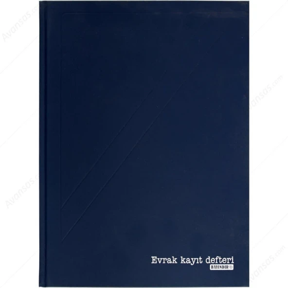 BAYINDIR EVRAK KAYIT DEFTER 24x34 144 YP.CILTLI