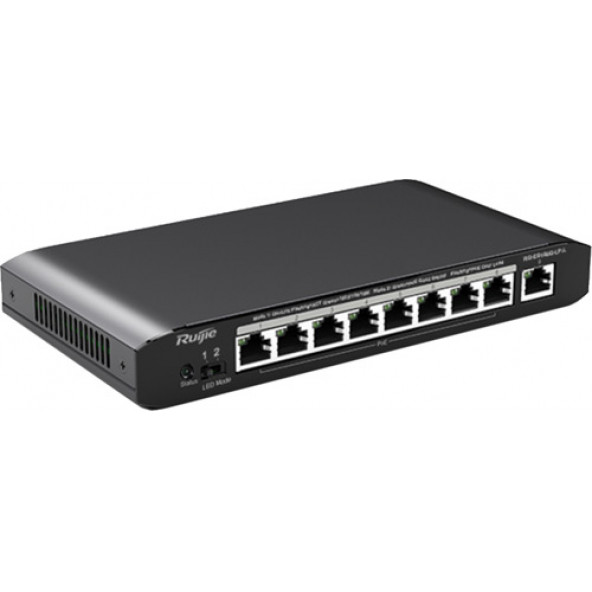 RUIJIE Reyee Rg-es109g-lp-l 9 Portlu, 10/100/1000 Gigabit, Tak