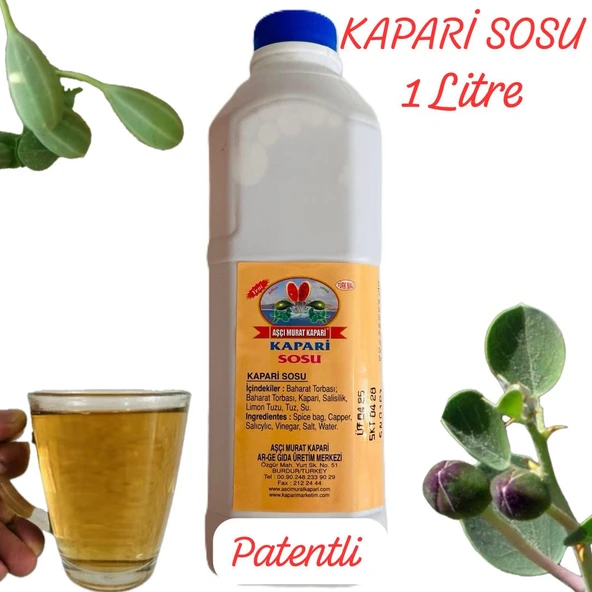 KAPARİ SOSU 1 LİTRE (FORMÜLÜMÜZ) AŞÇI MURAT KAPARİ ürün görseli