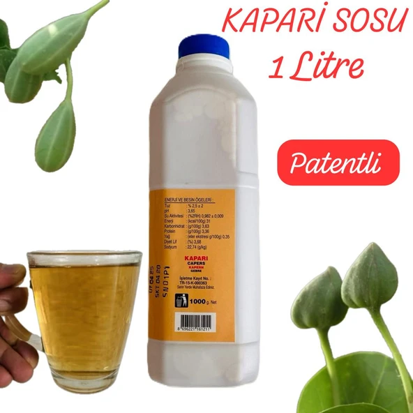 KAPARİ SOSU 1 LİTRE (FORMÜLÜMÜZ) AŞÇI MURAT KAPARİ - Resim 2
