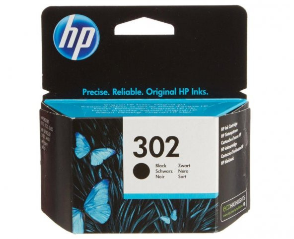 HP 302 Black Siyah Kartuş F6U66AE ürün görseli
