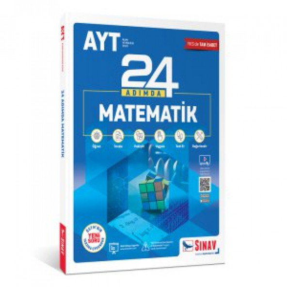 Sınav Yayınları AYT Matematik 24 Adımda Konu Anlatımlı Soru Bankası