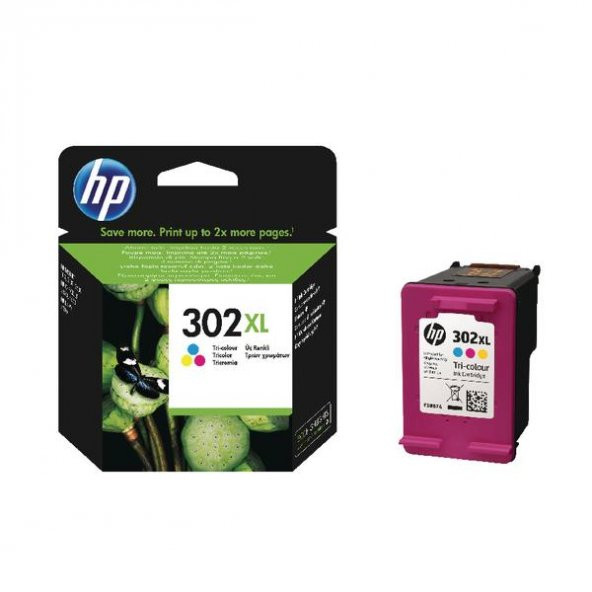 HP 302XL Color Renkli Kartuş F6U67AE ürün görseli