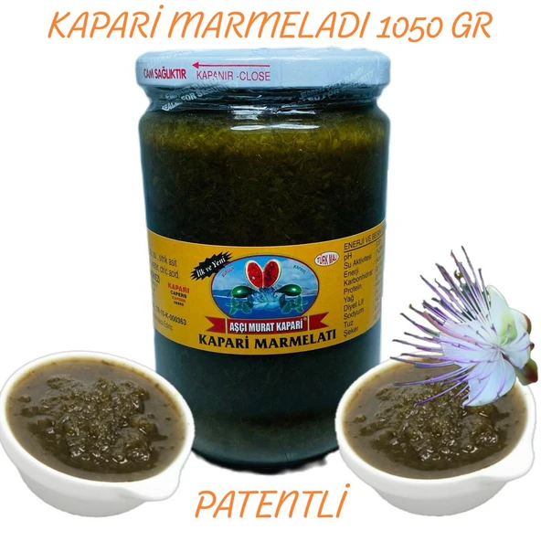 KAPARİ MARMELADI (PATENTLİ) 1050 gr. AŞÇI MURAT KAPARİ ürün görseli