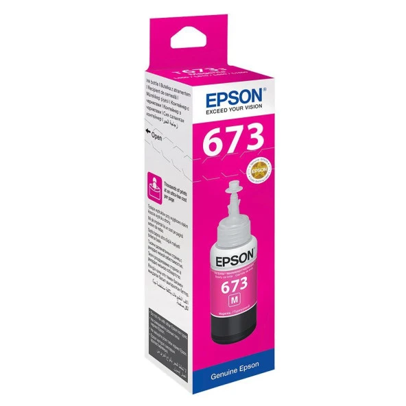 Epson T6733 Magenta Kırmızı Şişe Mürekkep T67334A ürün görseli