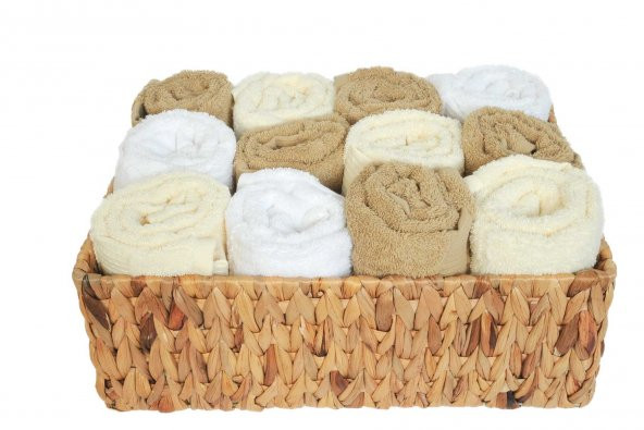 Tardan Elegant 3 lü Yüz Havlusu Krem - 6