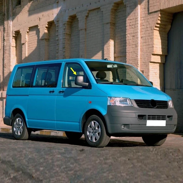 VW Transporter T5 2004-2010 Sağ Dikiz Aynası Camı Isıtmalı 7H1857522S