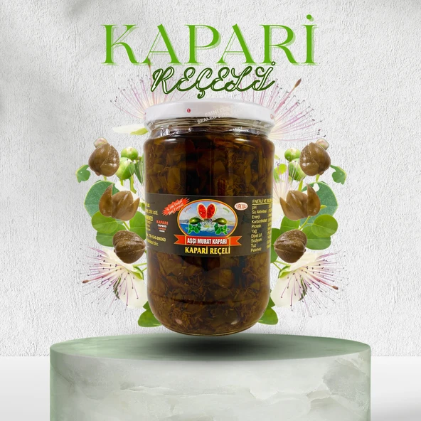 KAPARİ REÇELİ (PATENTLİ) 1050 gr. AŞÇI MURAT KAPARİ - Resim 2