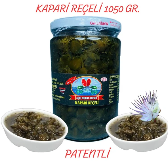 KAPARİ REÇELİ (PATENTLİ) 1050 gr. AŞÇI MURAT KAPARİ ürün görseli