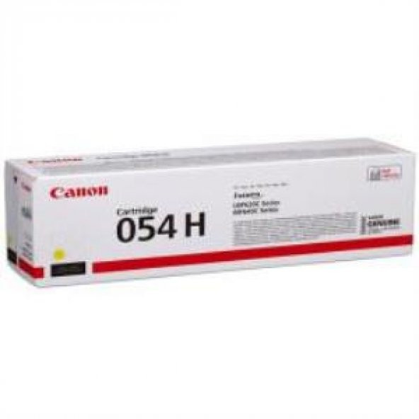 Canon CRG-054H Y Yellow Sarı Yüksek Kapasiteli Toner MF645 ürün görseli