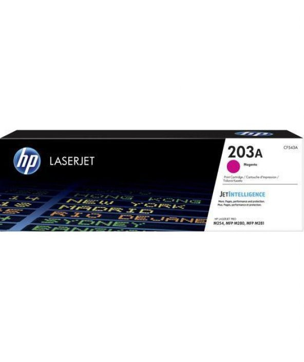 HP 203A Magenta Kırmızı 1.300 Sayfa Toner CF543A ürün görseli