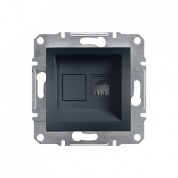 Schneider Asfora 1*RJ11- Antrasit EPH4100171 (ÇERÇEVESİZ) ürün görseli