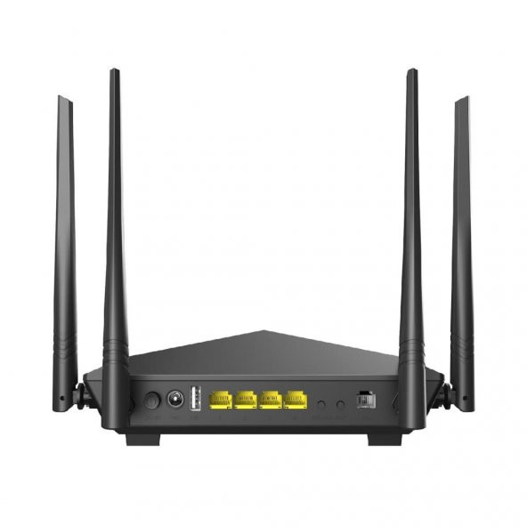Tenda V12 867 Mbps 4 Port Adsl2+-Vdsl Kablosuz Fiber Modem 4 Anten - 3