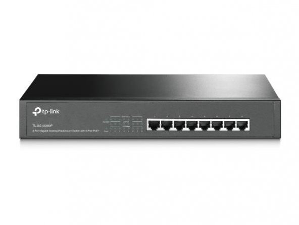 Tp-Link Tl-Sg1008mp 8 Port Poe+ 10-100-1000 Mbps Switch Çelik Kasa Rack Mount