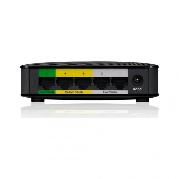 Zyxel GS105 V2 5 Port 10-100-1000 Mbps Switch - Resim 2