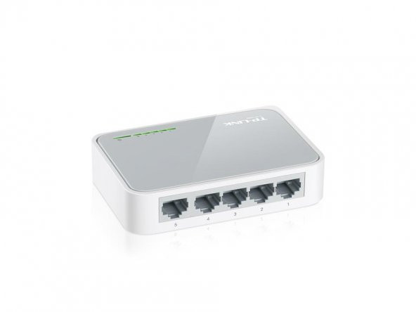 Tp-Link TL-SF1005D 5 port 10-100 Mbps Switch Plastik Kasa - Resim 2