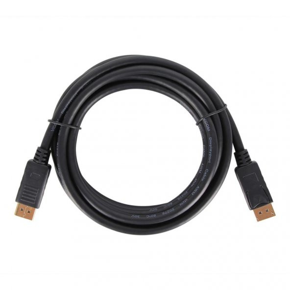 Vcom CG631-1.8 Siyah 1.8MT 1.2V Dp-M-Dp-M Kablo - Resim 2