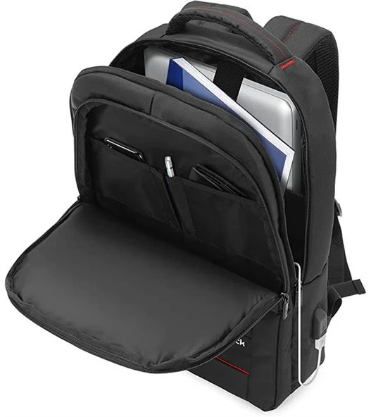 Mack Mcc-007 17.3" Office Usb Girişli Notebook Sırt Çantası Siyah - 4