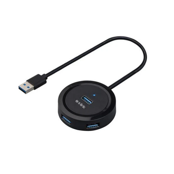 S-link Swapp SW-U300 4 Port Usb 3.0 Gri Hub ürün görseli