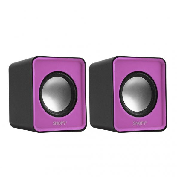 Snopy SN-66 2.0 Pembe USB Speaker - 3