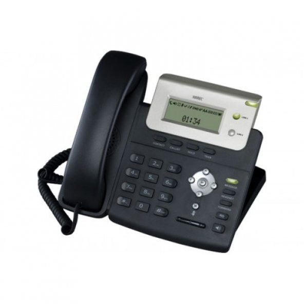 Karel IP1111 POE IP Masaüstü Kablolu Telefon Adaptör hariç - 1