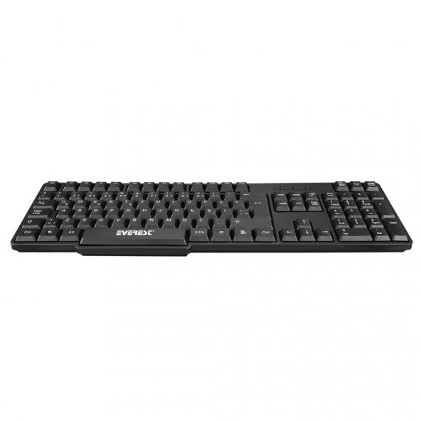 Everest KM-6852 Siyah Usb Kablosuz Combo Q Standart Klavye + Mouse Set - 4