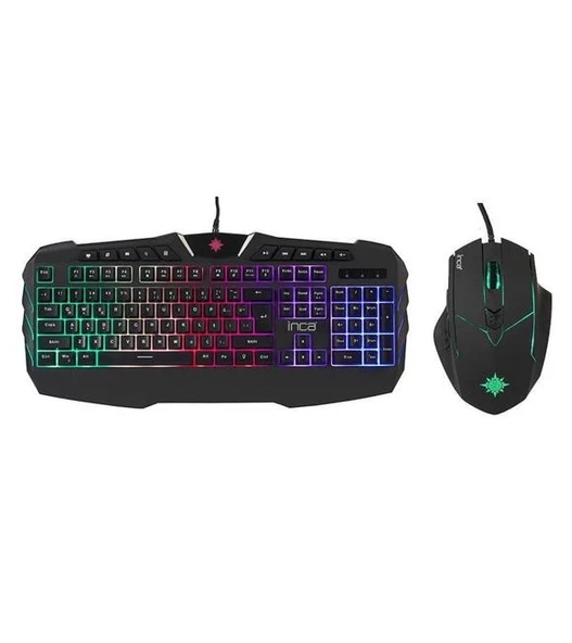 INCA IKG-310 Ruthless Rainbow Efect Gaming Klavye Mouse Set - 3