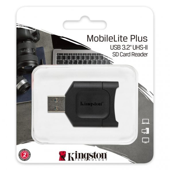Kingston MLP MobileLite Plus USB 3.1 SDHC-SDXC UHS-II Card Reader - 2