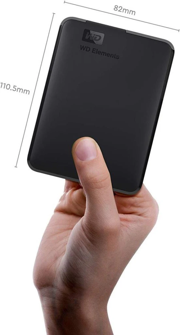 Wd 5Tb Elements Portable External Hard Drive, Usb 3.0 - Wdbu6y0050bbk-Wesn Harici Harddisk - Resim 2