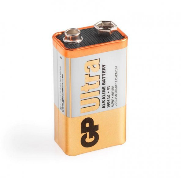 GP 9V Ultra Alkalin Pil Tekli Paket GP1604AU - 2