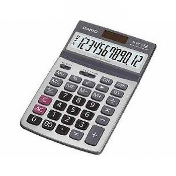 Casio AX-120ST 12 Hane Oynar Başlıklı Masa Üstü Hesap Makinesi - 1
