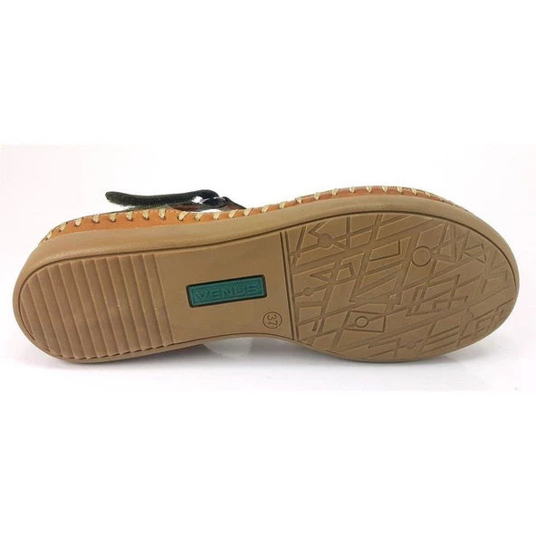 VENÜS 18793505 YANI AÇIK ORTOPEDİK DERİ KADIN AYAKKABI - Resim 6