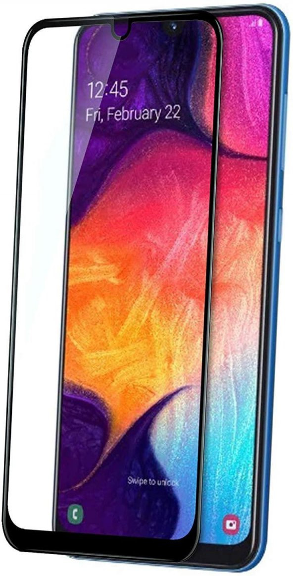 Samsung Galaxy A10 9D Full Cam Kavisli Ekran Koruyucu - Resim 3