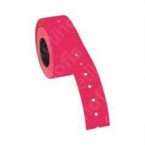 Tanex Fiyat Etiketi Çizgili 12x21 Fosforlu Pembe ürün görseli