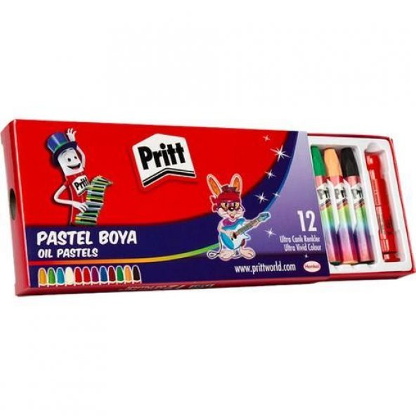Pritt Pastel Boya Karton Kutu 12 Renk 1048061