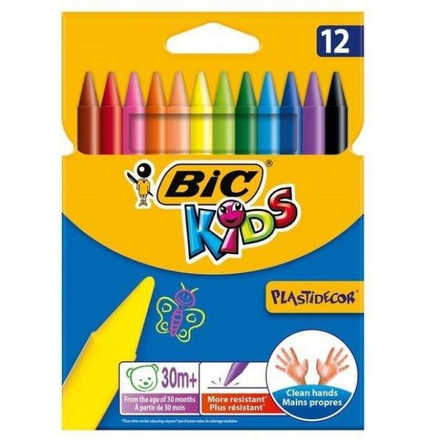 Bic Pastel Boya Plastidecor Karton Kutu 12 Lİ 920299 ürün görseli 1