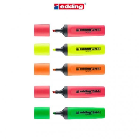 Edding Fosforlu Kalem Karışık Renk 5 Lİ 344