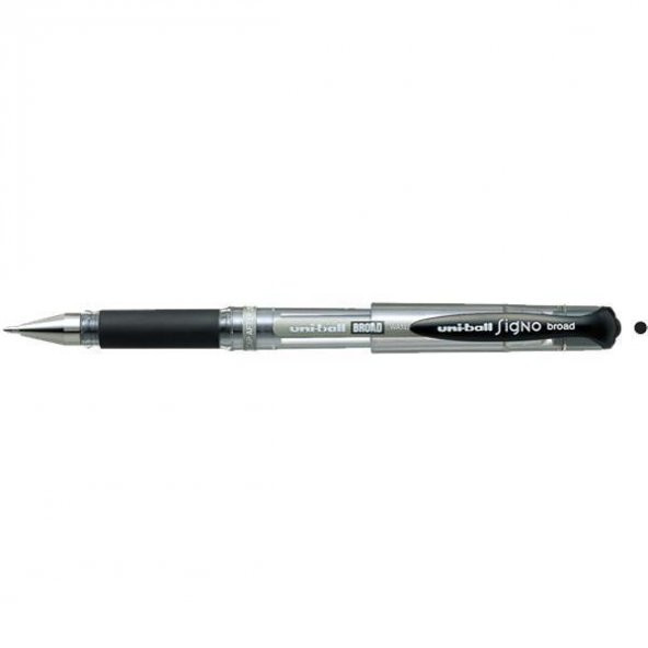 Uni-Ball Roller Kalem Signo Broad Jel Bilye Uç İmza Kalemi 1.0 MM Siyah UM-153