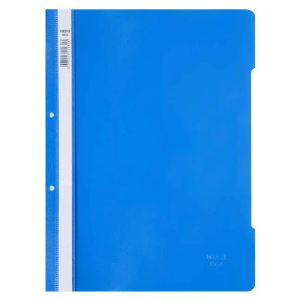 Noki Telli Dosya Plastik Ekonomik A4 Mavi 48288-130
