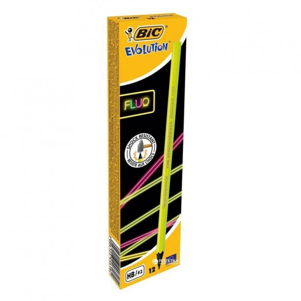 Bic Kurşun Kalem Evo Fluo 12 Lİ 940757