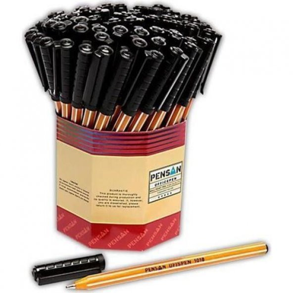 Pensan Tükenmez Kalem Office Pen Siyah 1010