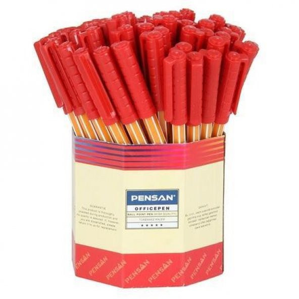 Pensan Tükenmez Kalem Office Pen Kırmızı 1010