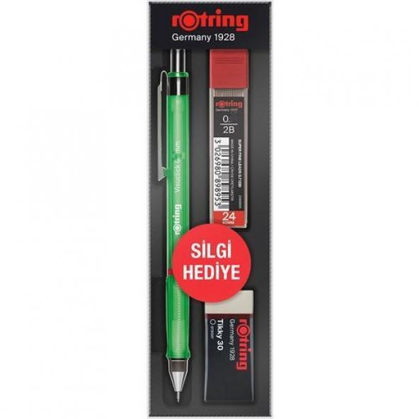 Rotring Okul Seti Visuclick Versatil/Min Silgi 0.5 MM Yeşil RO-VK05-YESIL