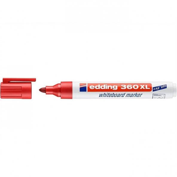 Edding Tahta Kalemi Yuvarlak Uçlu Kırmızı 360 XL