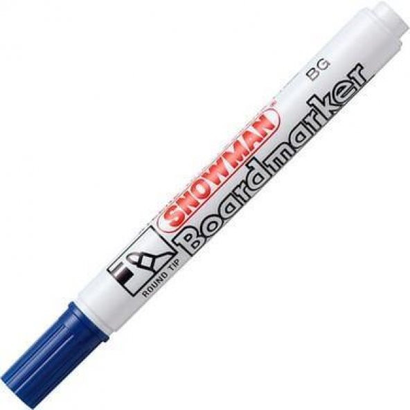 Snowman Tahta Kalemi Yuvarlak Uçlu Mavi BG-12 ürün görseli